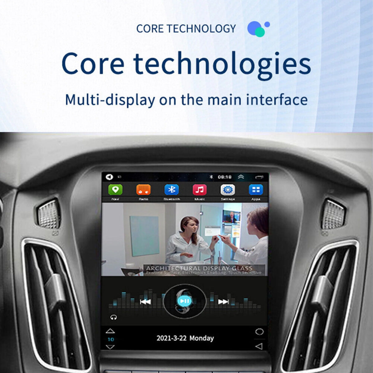 Android 12 Car Stereo Radio 9.7 Touch Screen with Backup Camera V273209