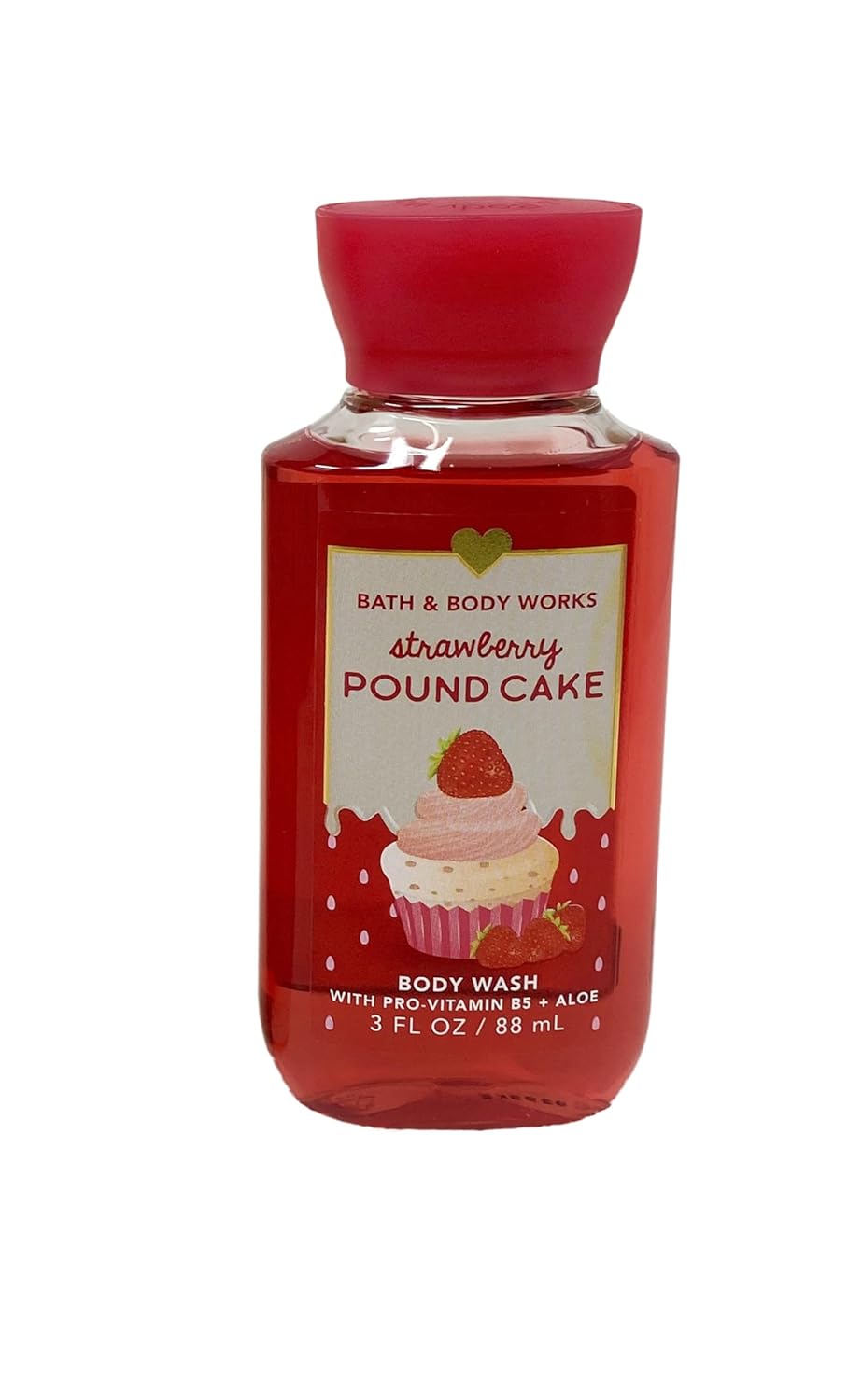 Strawberry Pound Cake Mini Gift Set Fragrance Mist Body Lotion Body Wash W79712