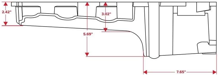 Aluminum Rear Sump Oil Pan D4075