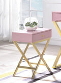 Pink & Gold Side Table M93976