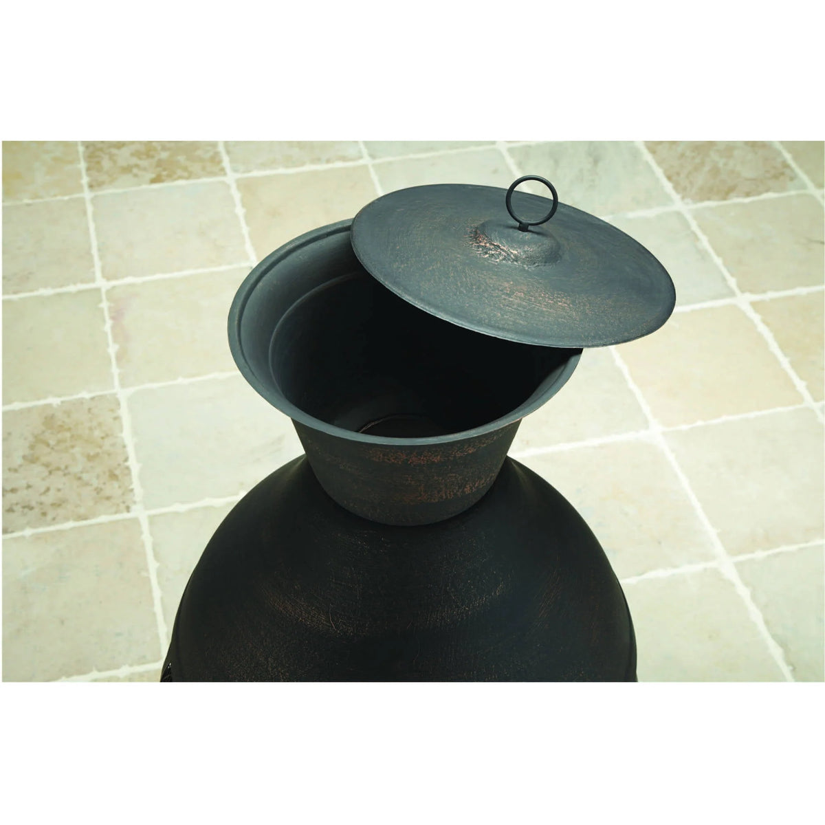 Wood-Burning Cast Iron Chiminea A50320