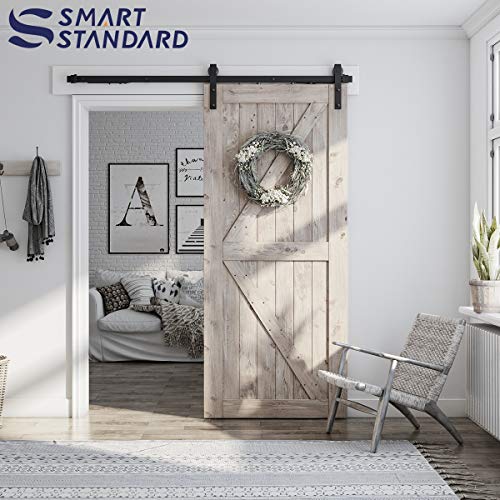 6.6 FT Sliding Barn Door Soft Close Hardware Kit M690071