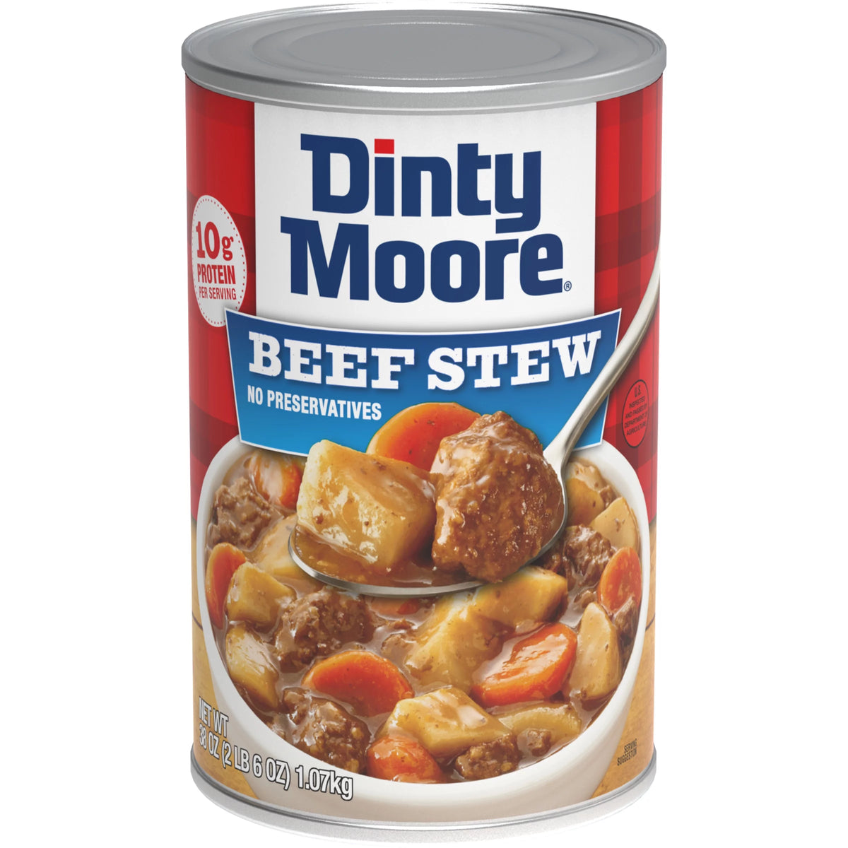 (6 pack) Beef Stew, Shelf-Stable, Steel Can 38 oz B309050