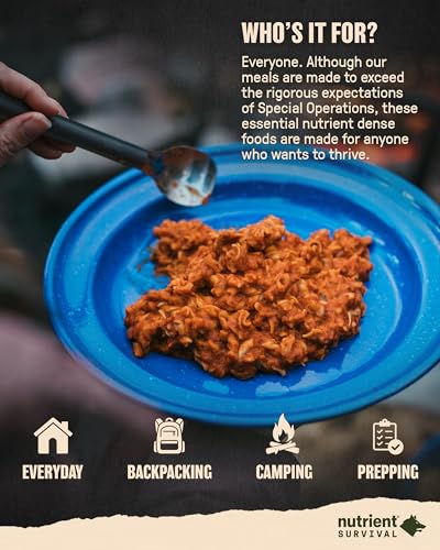 MRE Homestyle Scramble Eggs, Ready to Eat Meals (2 Single Servings) Freeze Dried Emergency Food Supply W777127