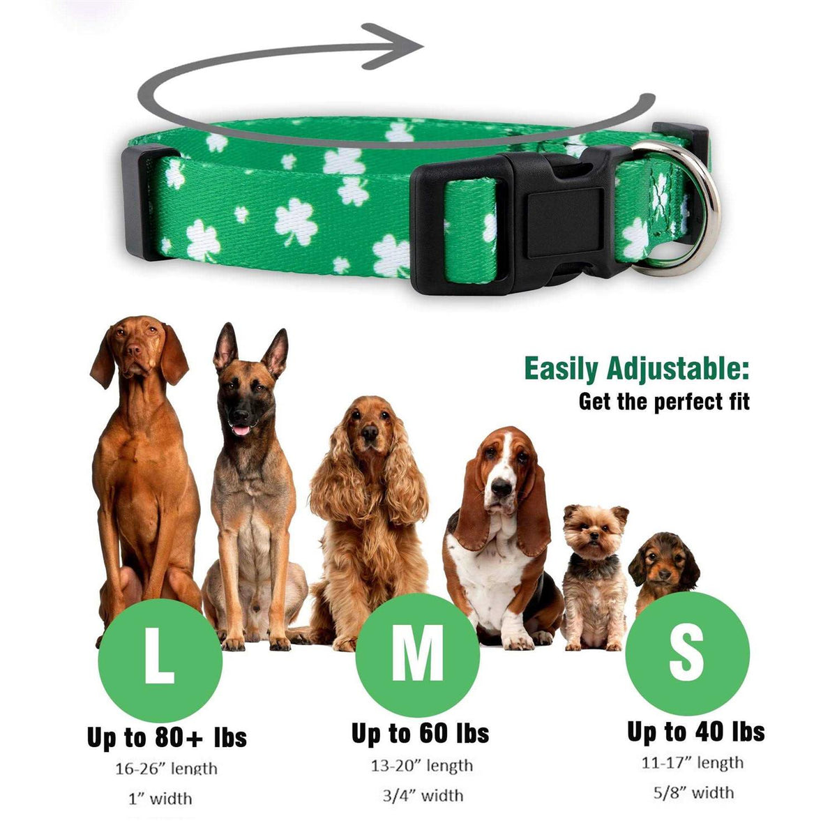 St Patricks Day Dog Collars L28699