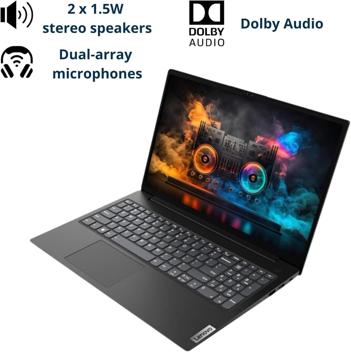 15.6" Laptop, 16GB RAM, 1TB SSD, FHD Display, Windows 11 Home, Black R513