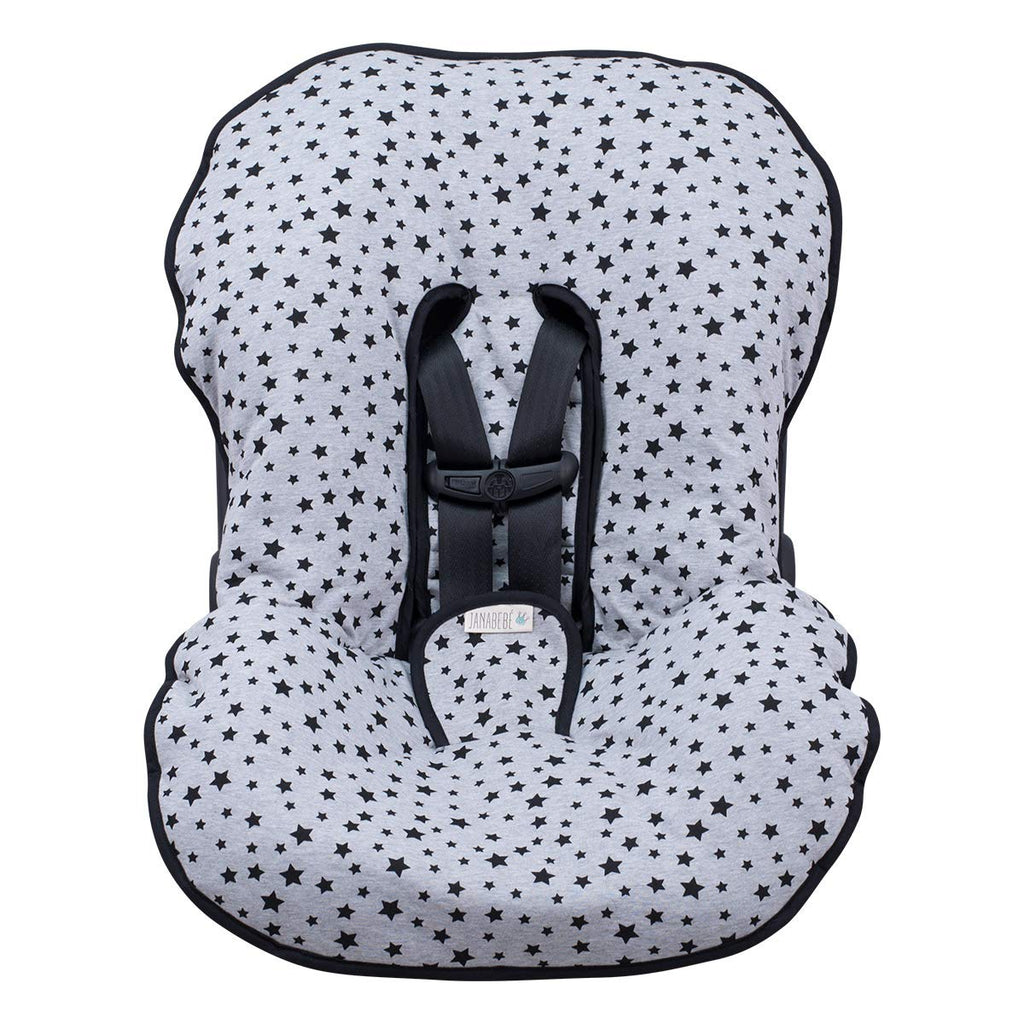 Universal Padded Cover Liner for Baby Car Seat Gr 0, 1 (Black Star) I7808