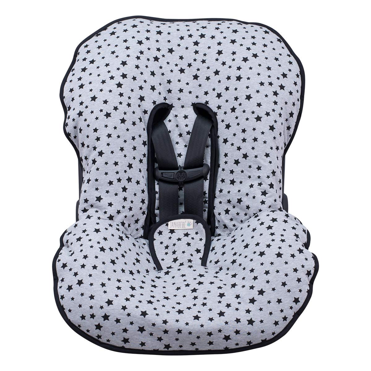 Universal Padded Cover Liner for Baby Car Seat Gr 0, 1 (Black Star) I7808