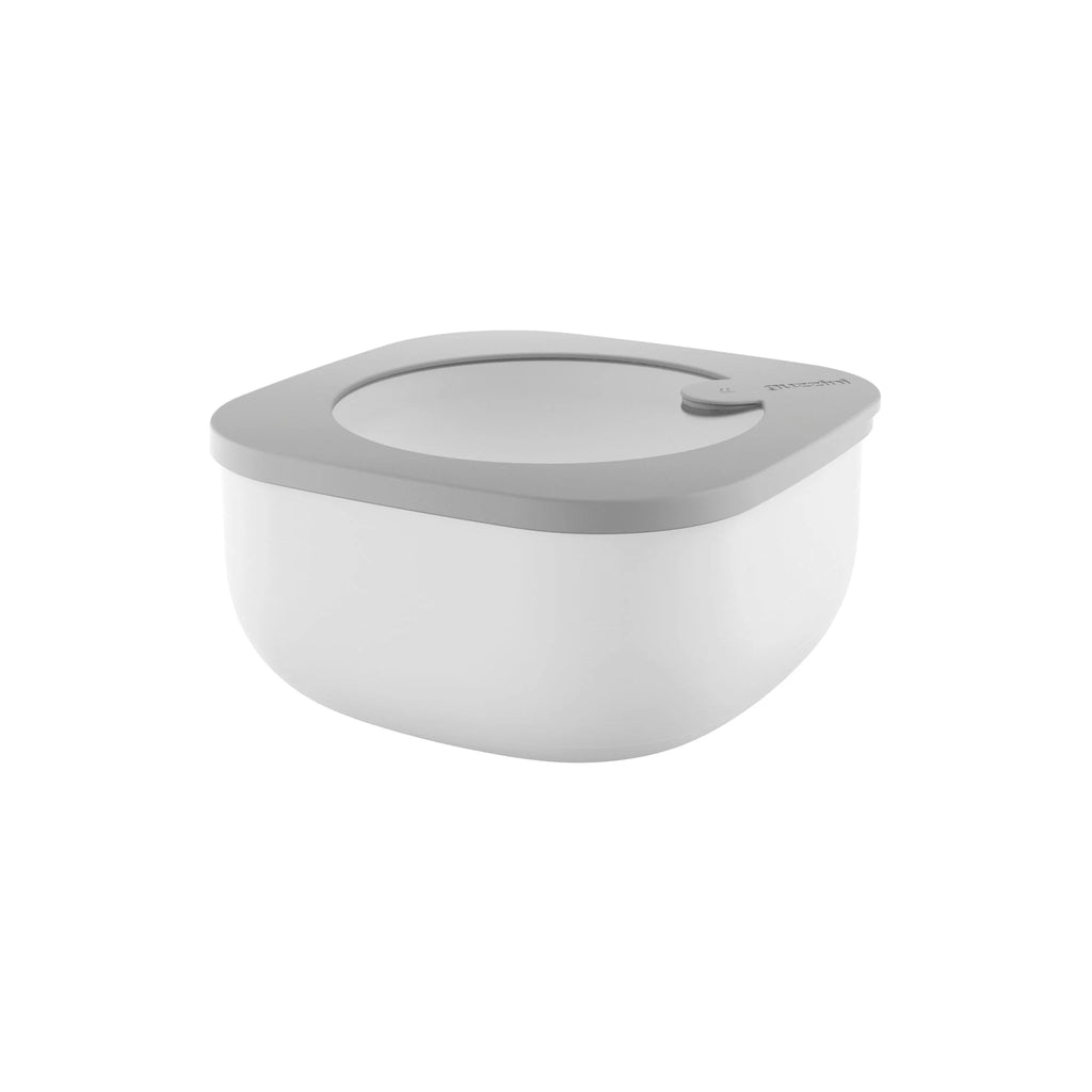 Shallow Airtight Fridge Freezer Microwave Containers Dark Grey A86183