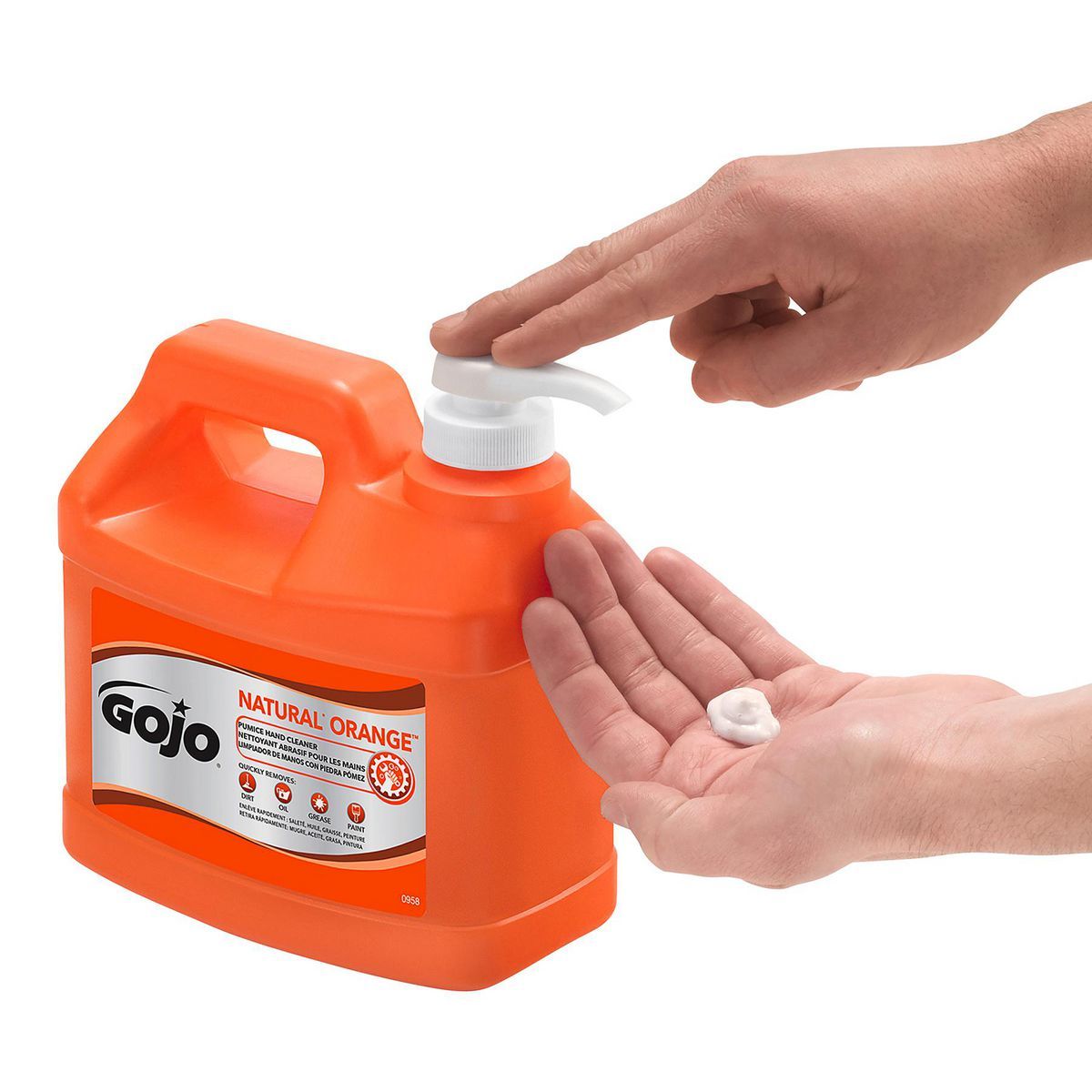 1/2 Gallon Pump Bottle Pumice Hand Cleaner Z95698