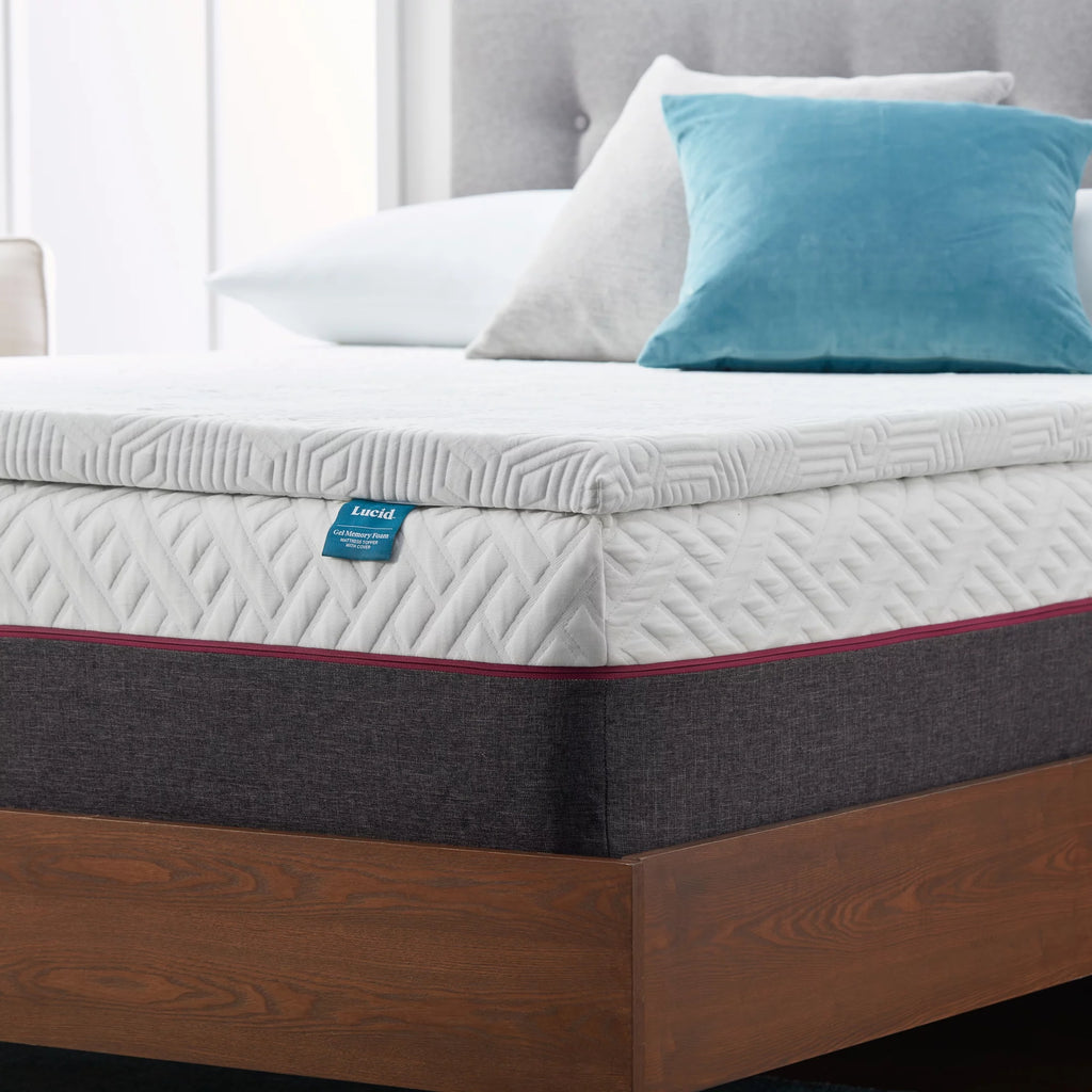 2" Cooling Gel Memory Foam Mattress Topper with Cover, Full S228