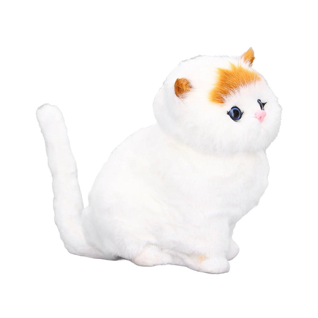 Realistic Cat Stuffed Animal Plushie Toy with Sound Q4892