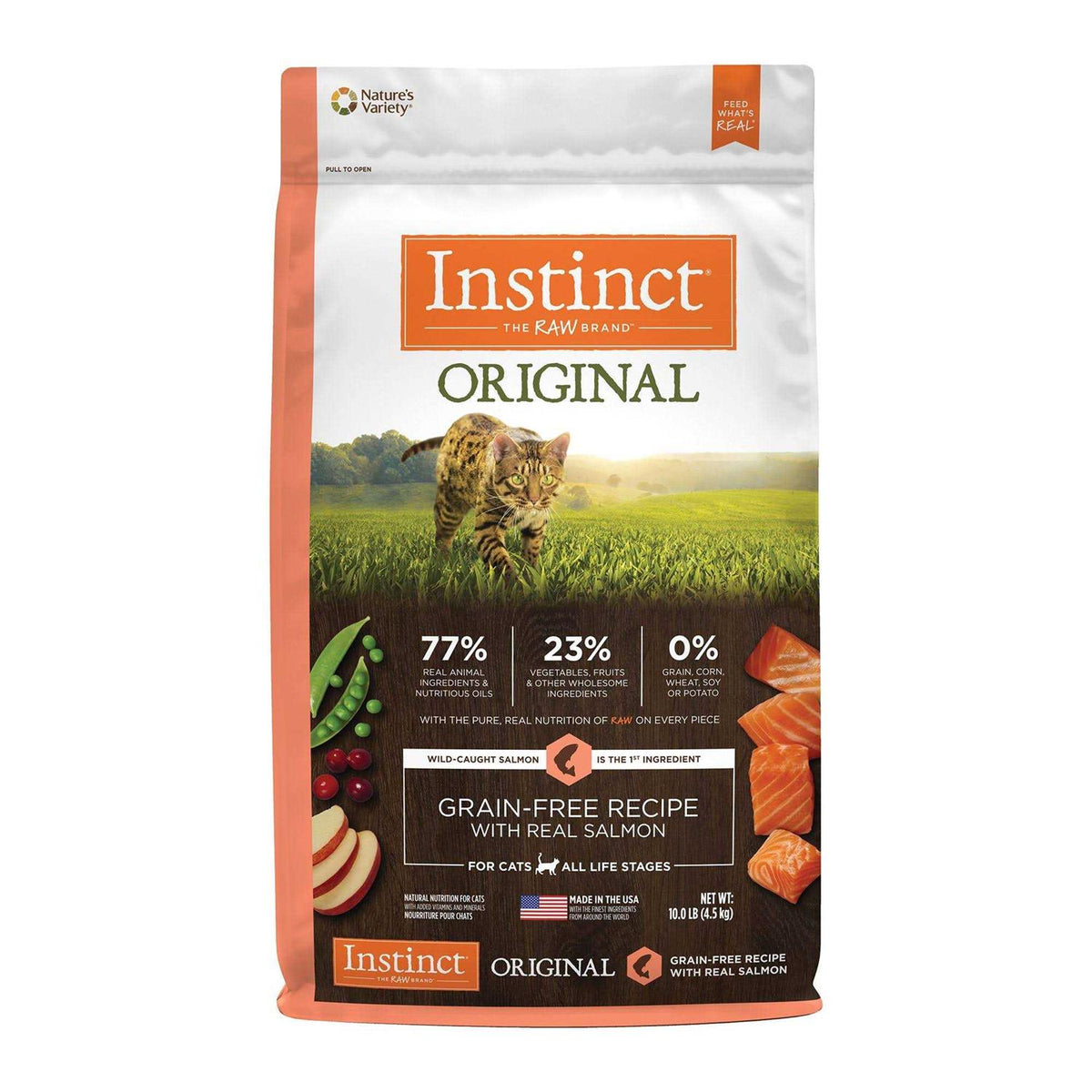 Grain Free Salmon Dry Cat Food F6046