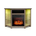 67.0 Corner TV Stand with Electric Fireplace F434585