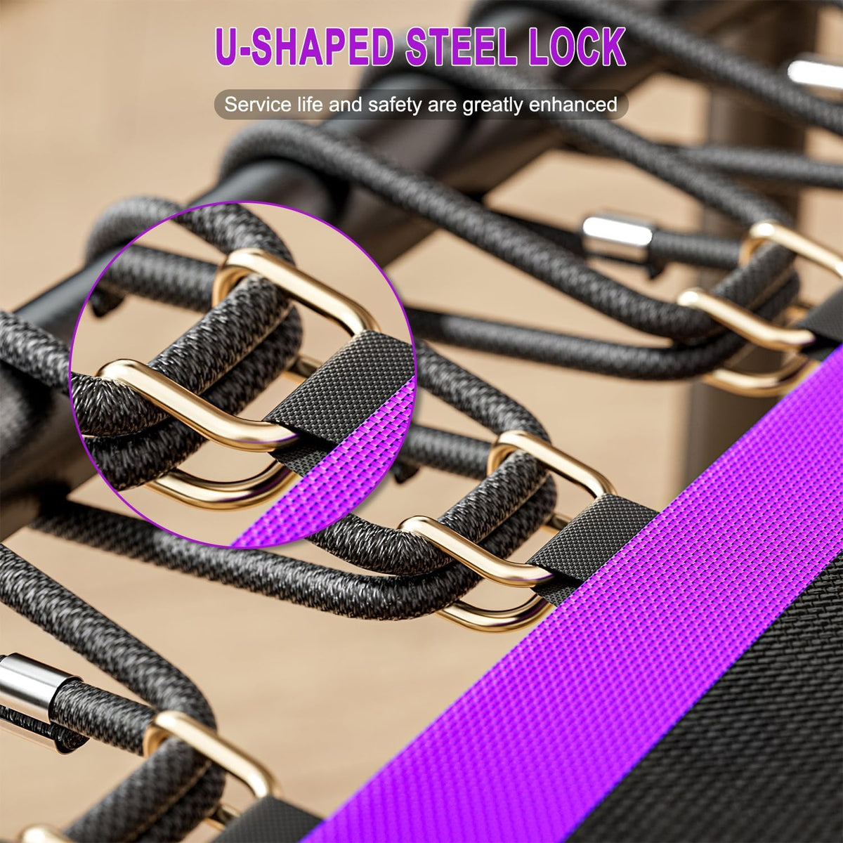 50'' Trampoline Rebounder Load 330lbs V836