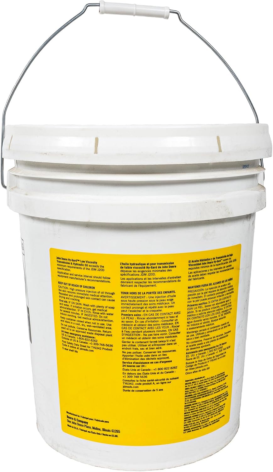 Low Viscosity Hydraulic Oil 5 Gallon Bucket K7700