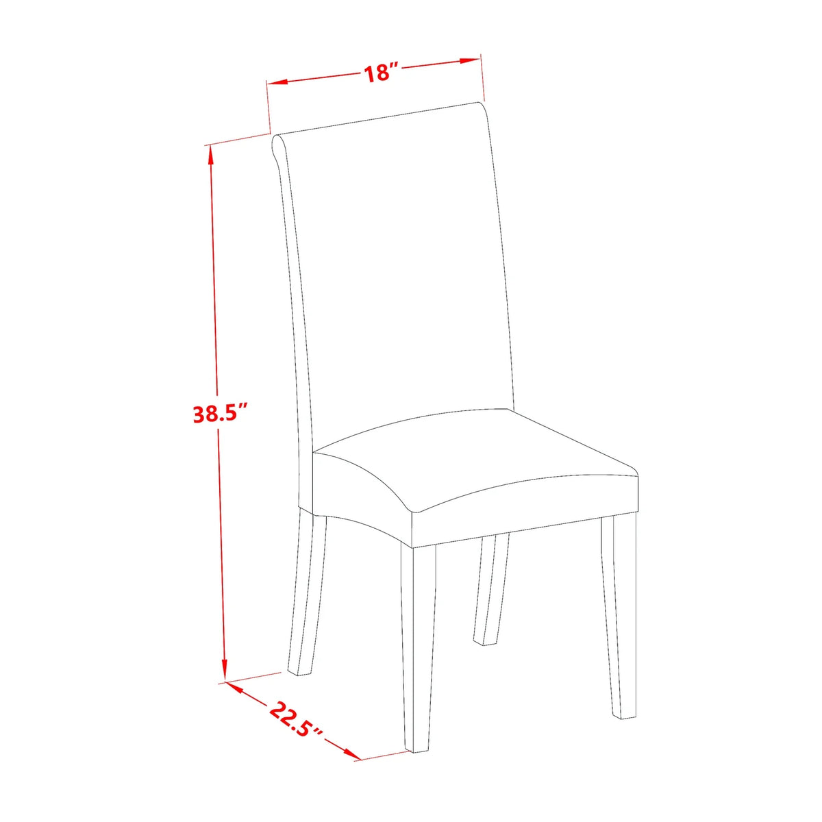 3-piece Wood Dining Set I415