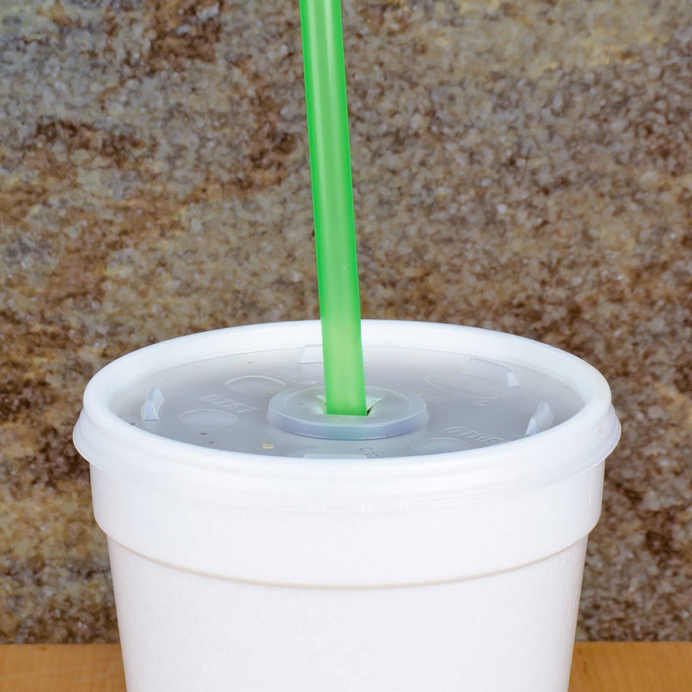 Green Unwrapped Straw 10 inch G109