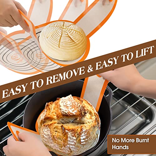 10 inch Oval & 9 inch Round Banneton Bread Proofing Basket with Linen Liner B51849