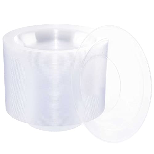 60 Pack 12 oz Clear Plastic Disposable Bowls W177