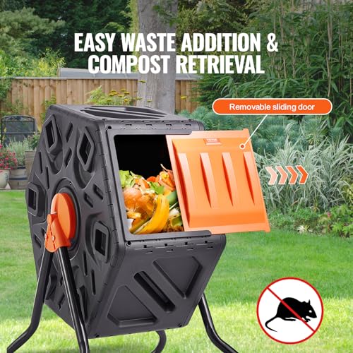 18.5-Gal Single Rotating Chamber Compost Bin C91156