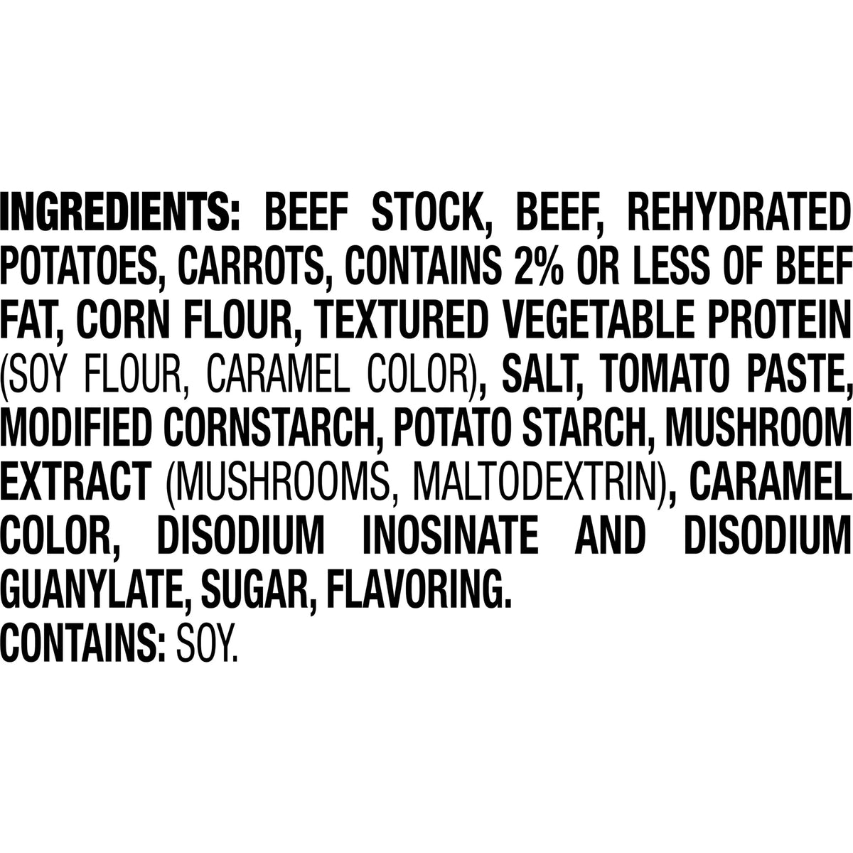 (6 pack) Beef Stew, Shelf-Stable, Steel Can 38 oz B309050