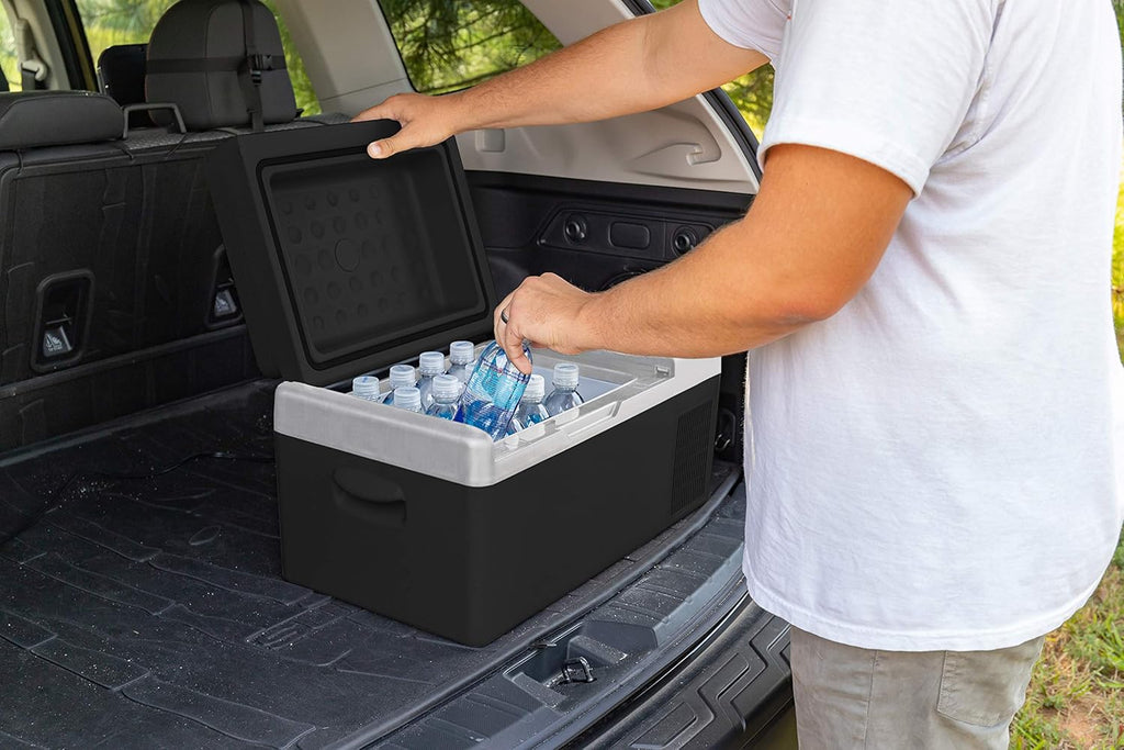 Portable 20-Liter AC/DC Compact Refrigerator Freezer J72245