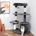 59.5-in Heavy Duty Faux Fur Cat Tree Condo R92259