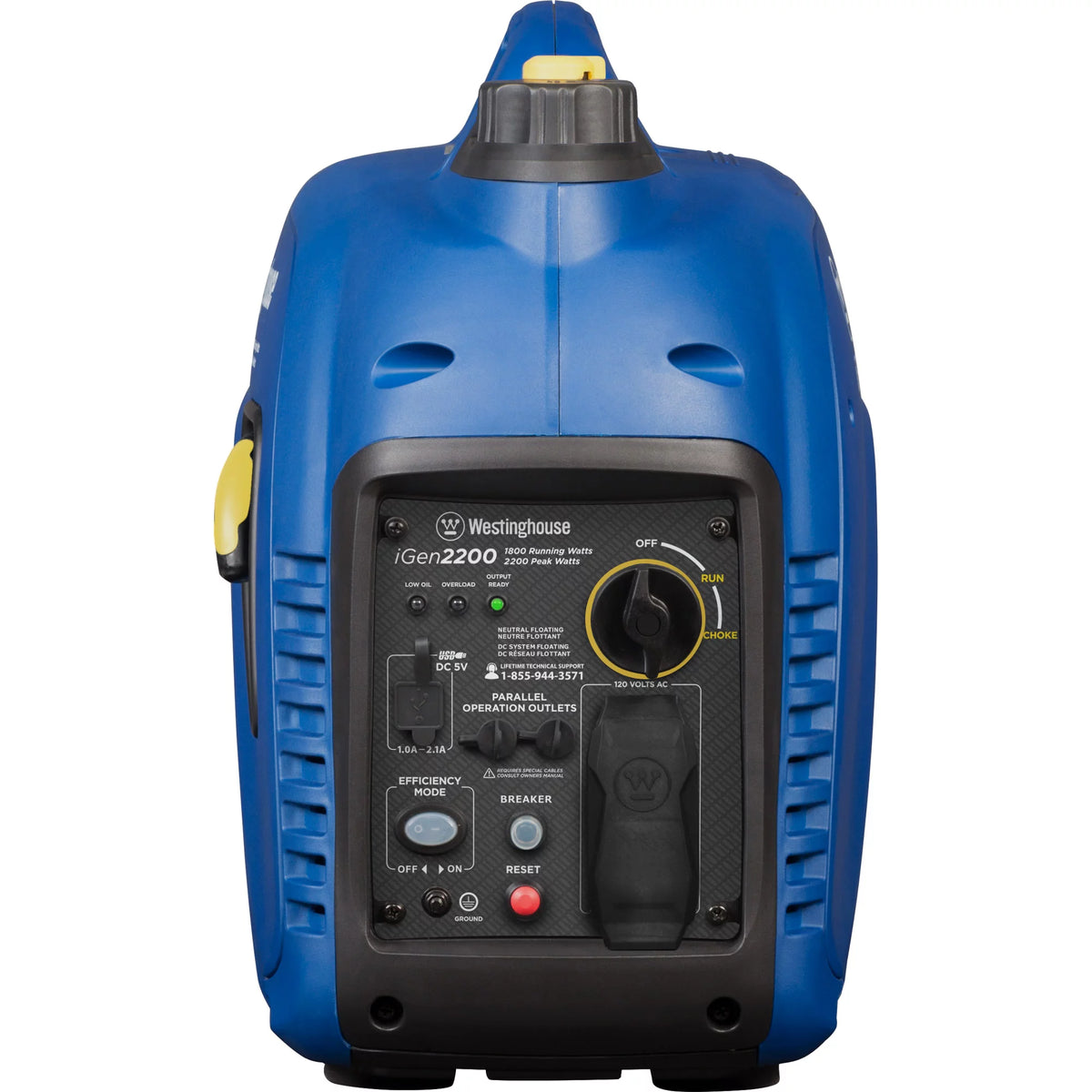 2200 Peak Watt Portable Gas Inverter Generator Q9654