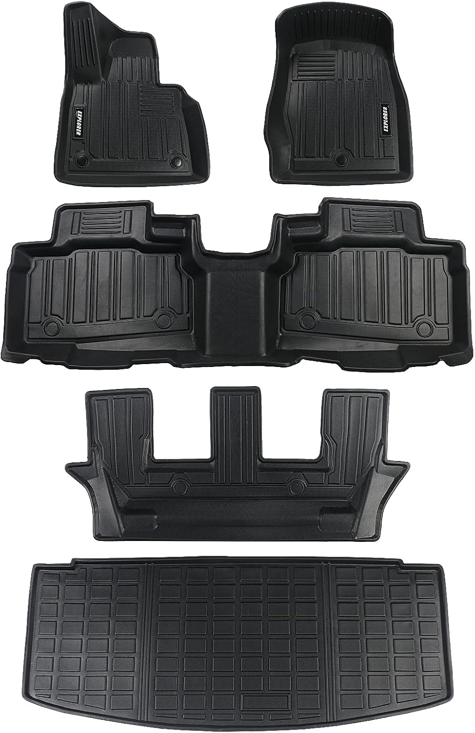 3 Row & Cargo Liner Floor Mats Z58113