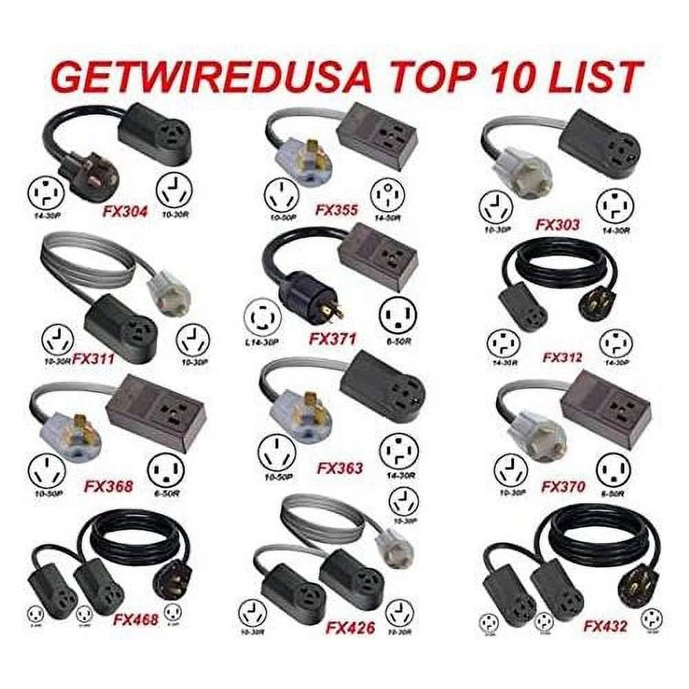 4-Pin Male Dryer Plug To 3-Prong Female Socket Power Cord Adapter U8776