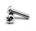 #8-32 x 2 Coarse Thread Machine Screw Zinc Plated D656
