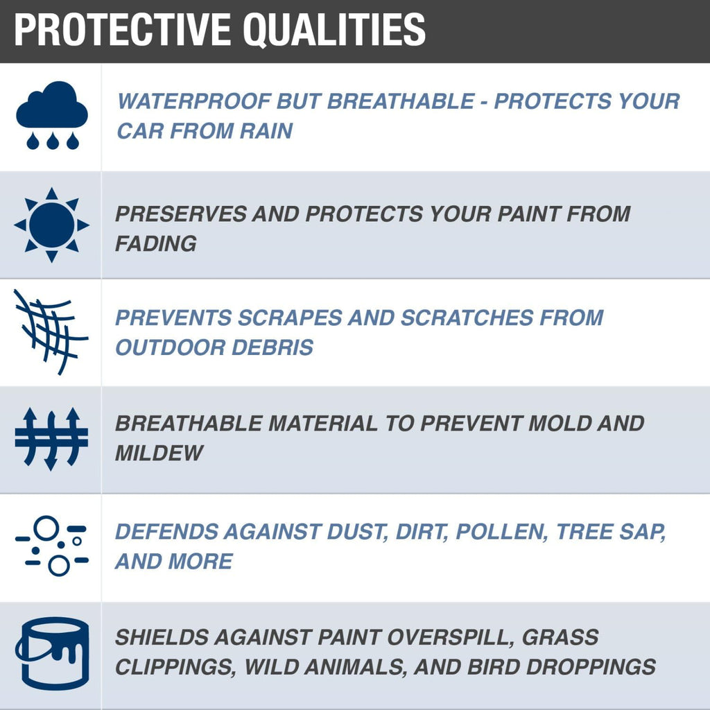 Water-Resistant Breathable Car Cover B515