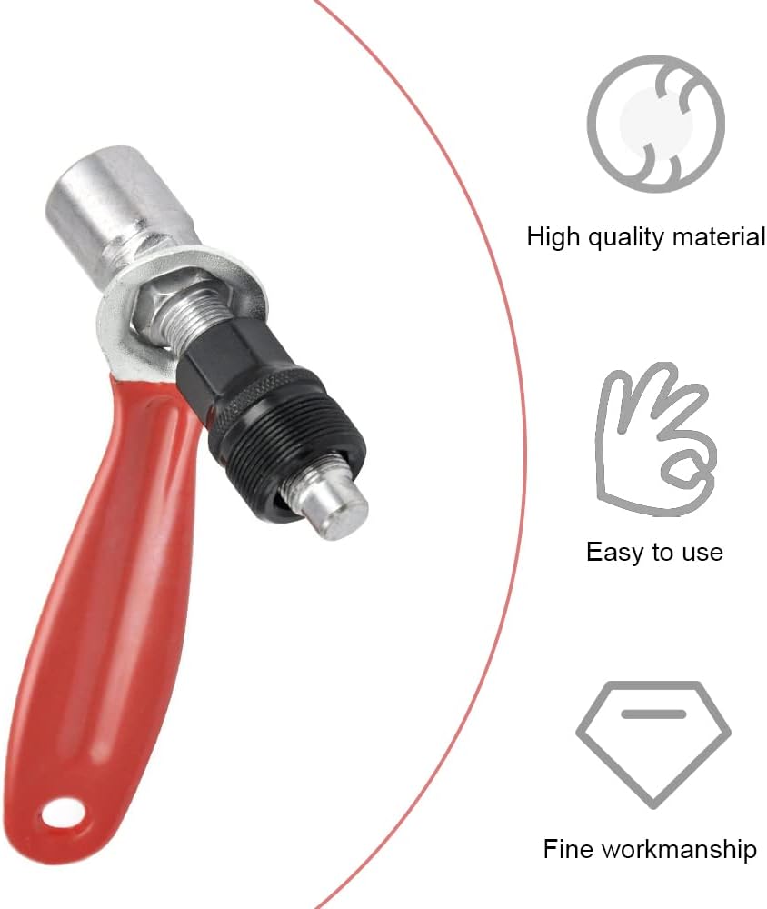2 Pcs Bicycle Repair Tool Kit Crank Removal Tool 16mm Wrench Spanner Set K285983
