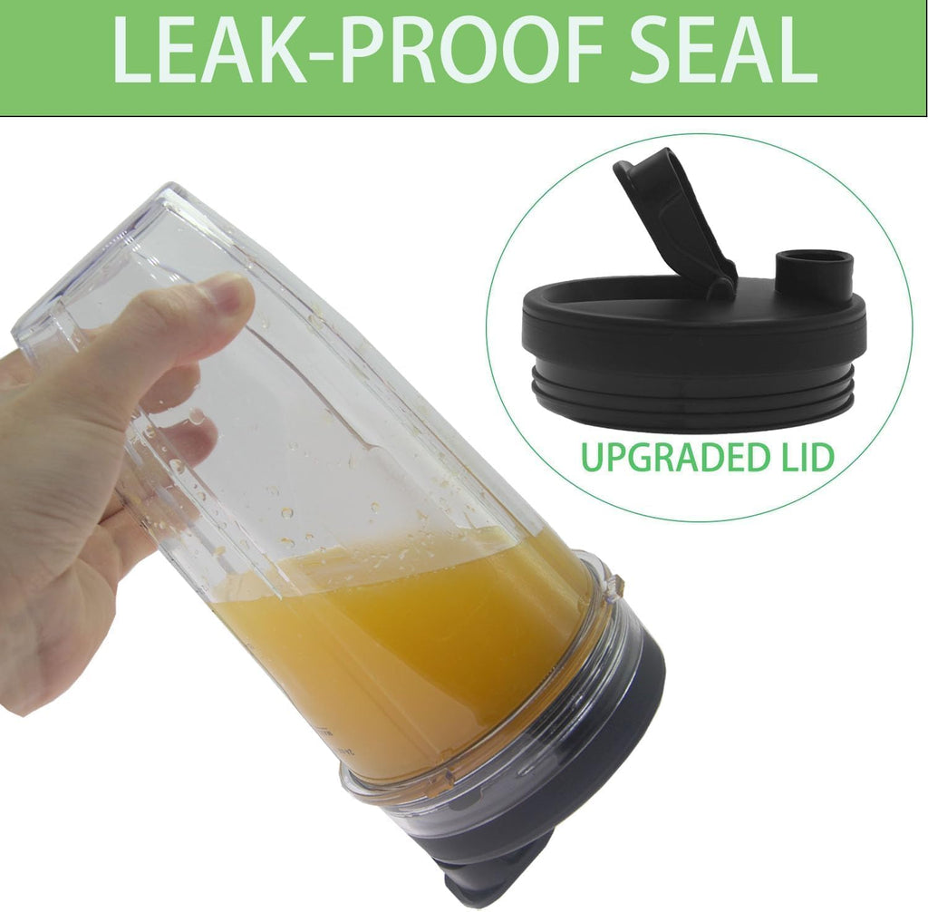 2 Pack 24oz Blender Cups with To-Go Lids and Blade I9130