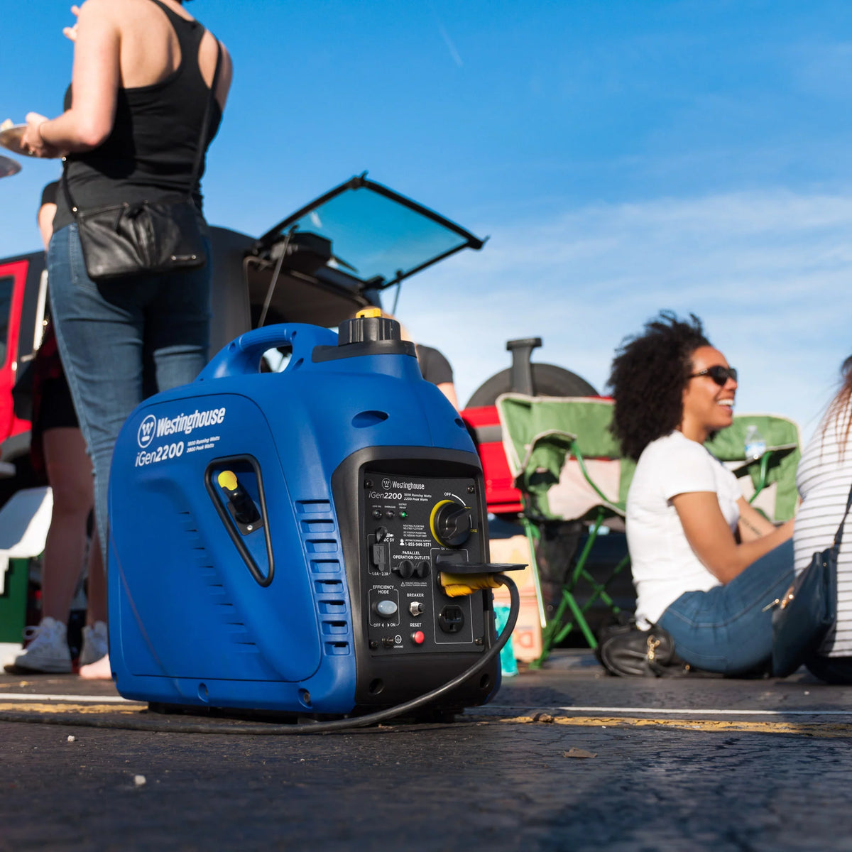 2200 Peak Watt Portable Gas Inverter Generator Q9654