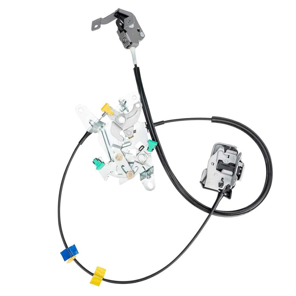 Left Driver Side Rear Door Lock Latch Cable Assembly Set for Ford F250 F350 F450 F550 Super Duty Extended Cab 1999-2007 Pack of 2 J450567