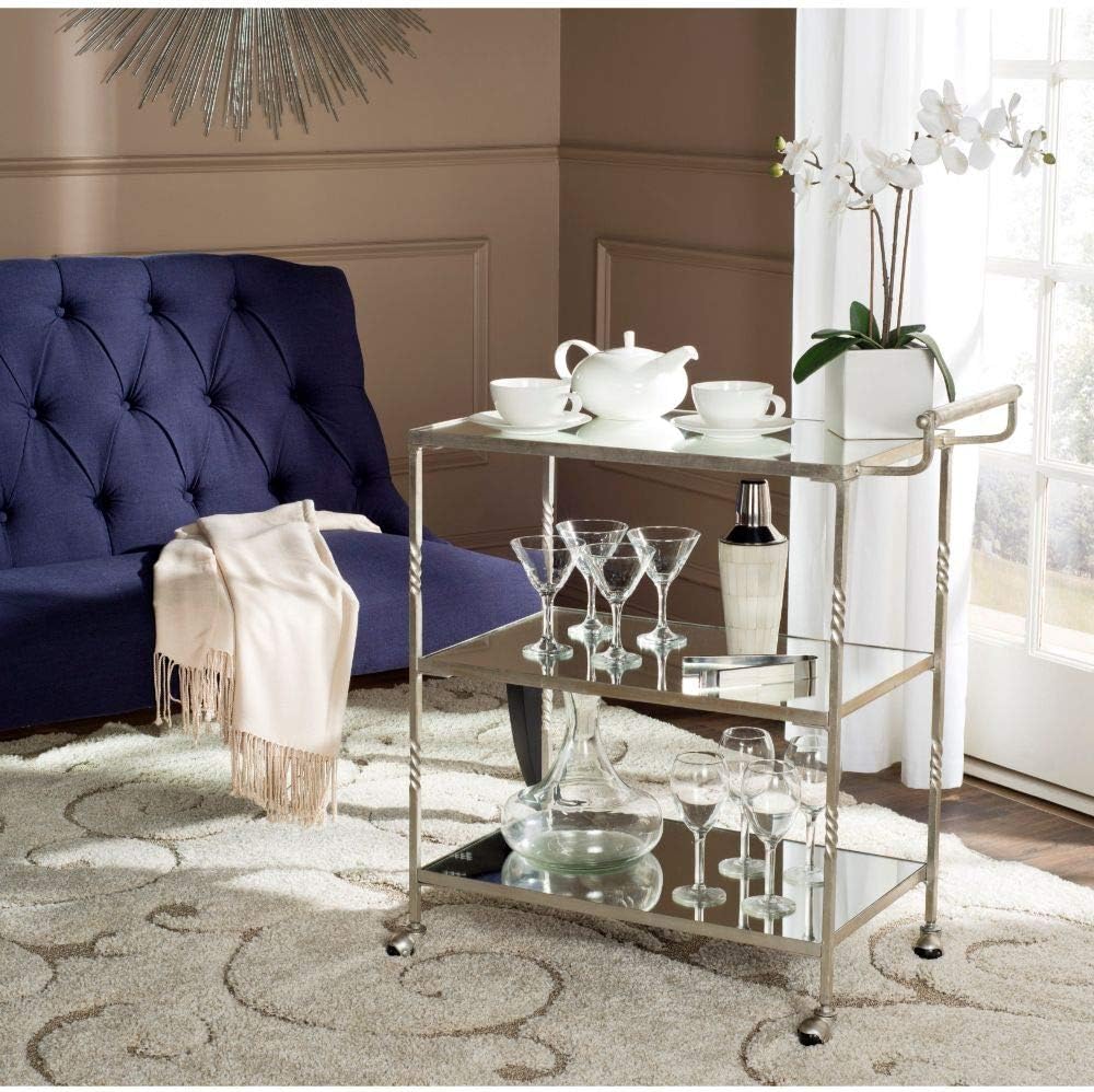 Silver Bar Cart O1530