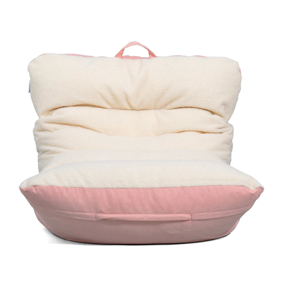 Oat Sherpa Bean Bag Chair X25504