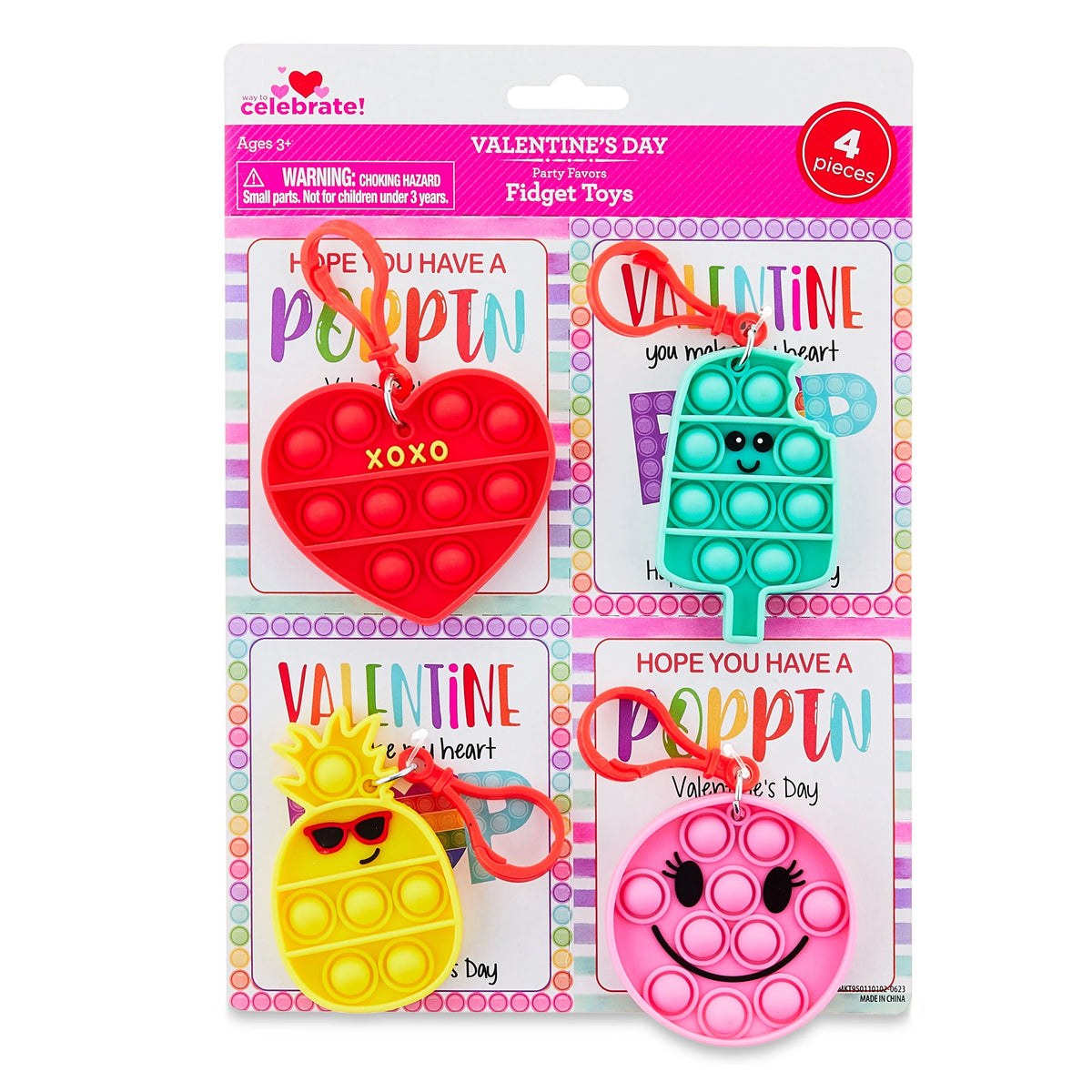 Fidget Toys Party Favors, Ages 3+, 4 Count I29678