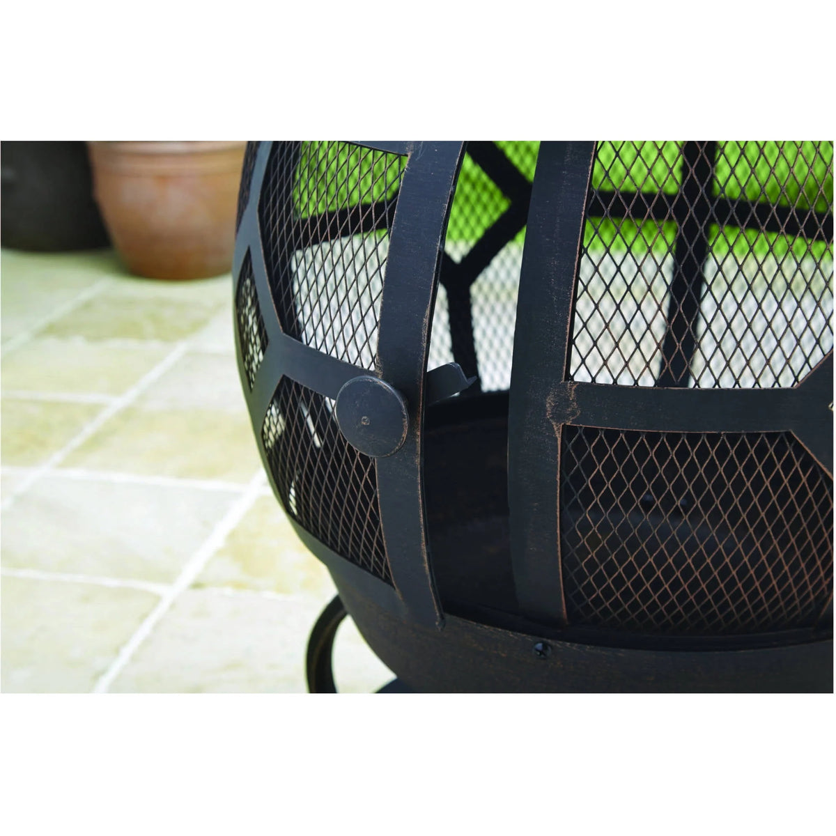 Wood-Burning Cast Iron Chiminea A50320