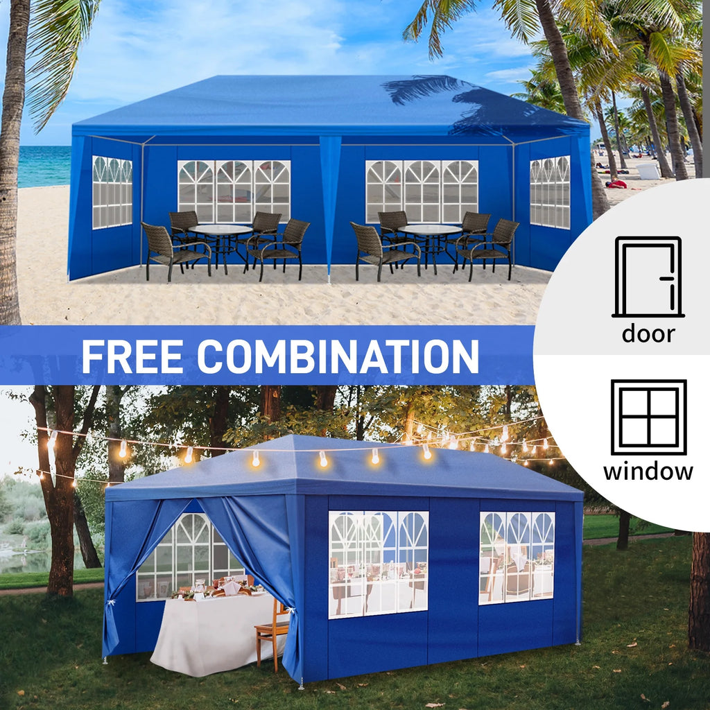10x20ft White Party Tent Canopy L27695