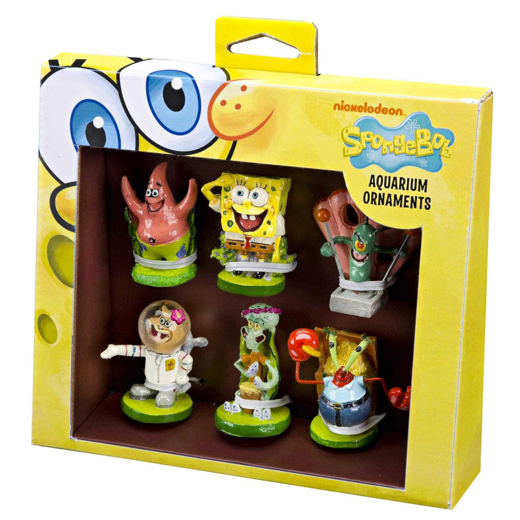 Spongebob 6 Piece Mini Aquarium Ornament Set H756