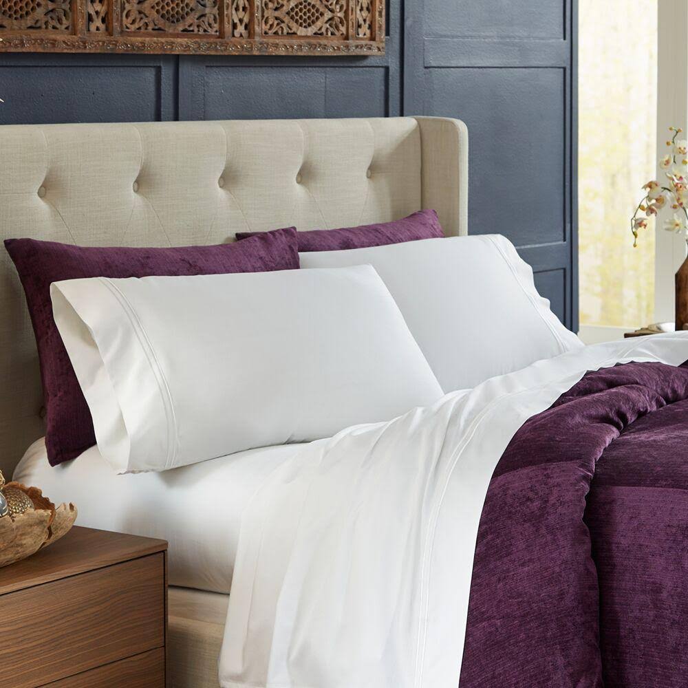Queen White Bamboo Sheets C583283