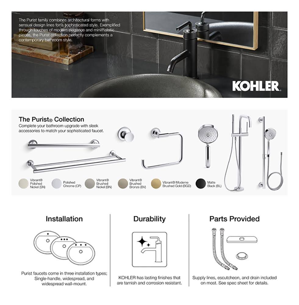 Vibrant Rose Gold Towel Bar K52890