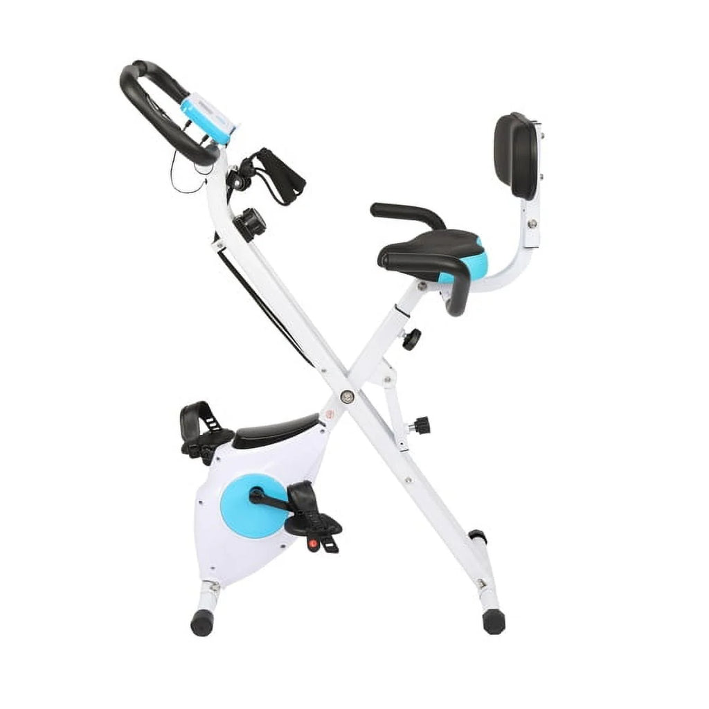 White Folding Exercise Bike E48674