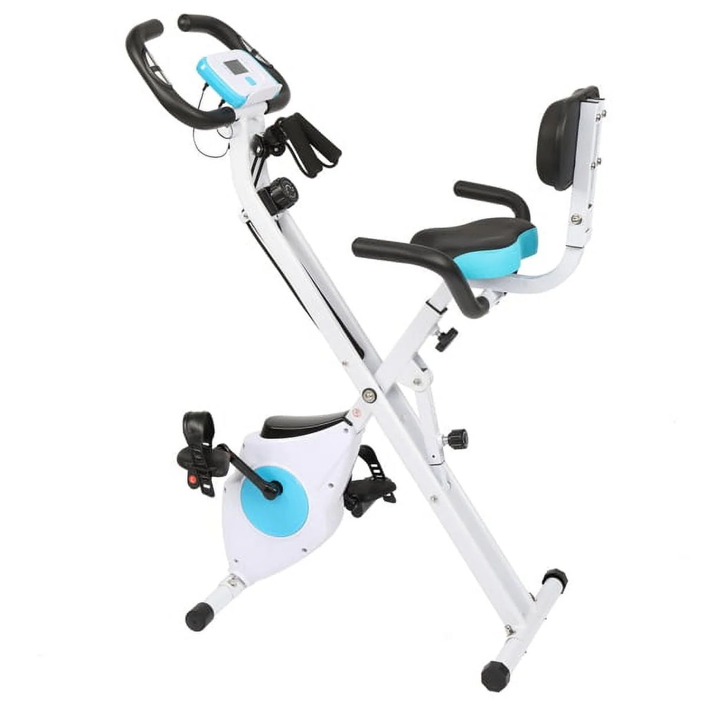 White Folding Exercise Bike E48674