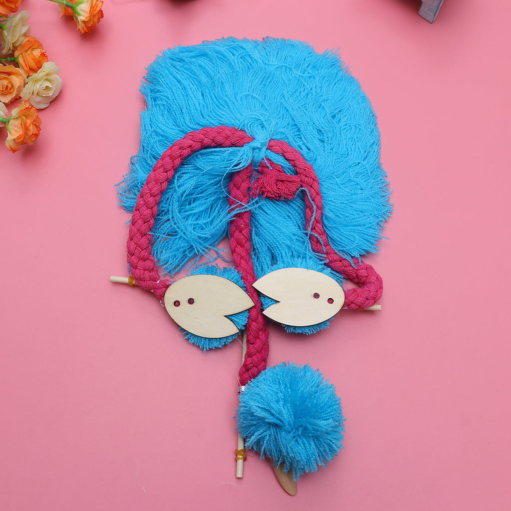 Sky-blue Plush Ostrich Marionette Toy G387206