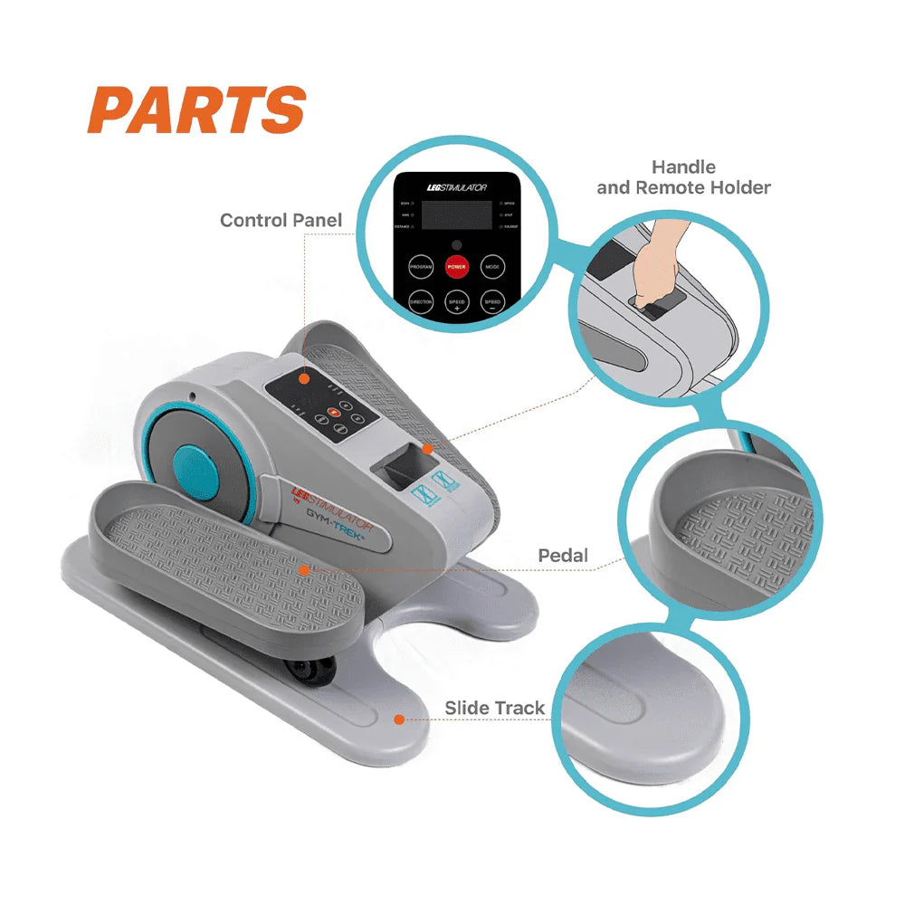 Seated Under Desk Elliptical Machine with Remote Control G126163
