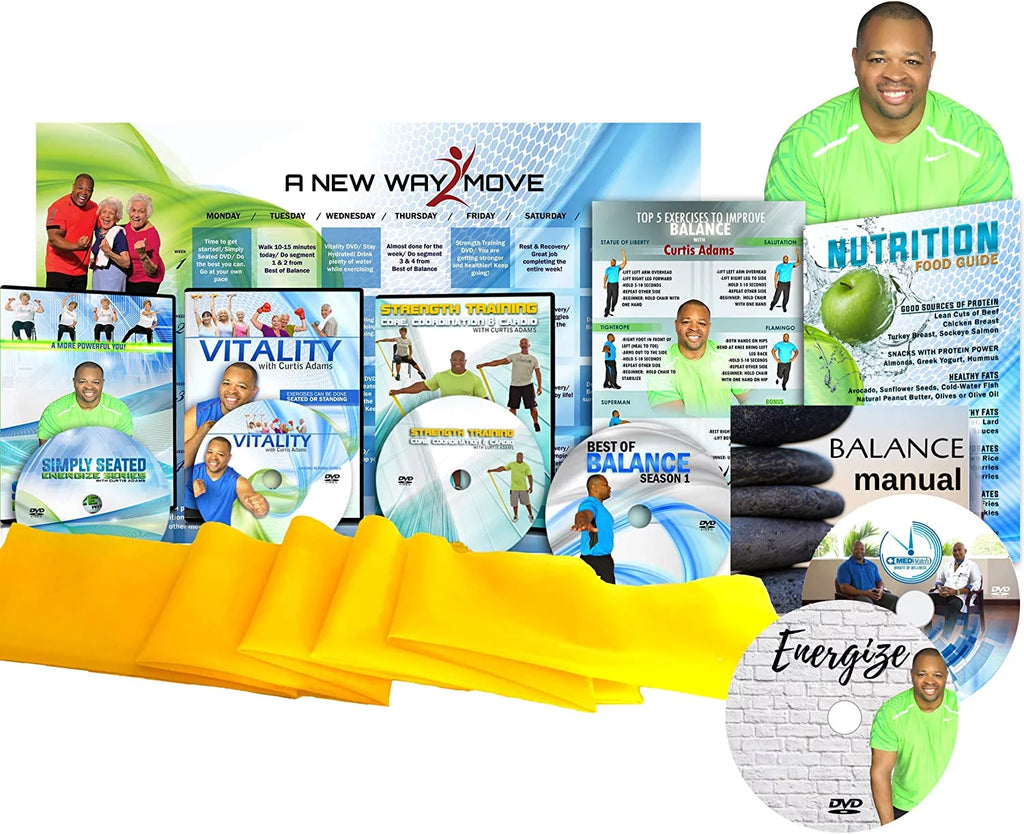 Seniors Exercise DVD System with Resistance Band L851